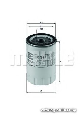 

Масляный фильтр Mahle Knecht OC323