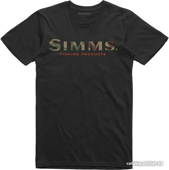 

Футболка Simms Logo T-Shirt (M, черный)