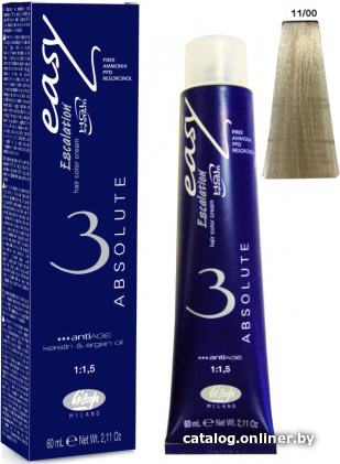 

Крем-краска для волос Lisap Escalation Easy Absolute 3 11/00 очень светлый натуральный блонд