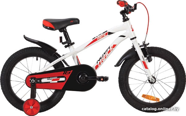 

Детский велосипед Novatrack Prime 16 (белый/красный, 2019)