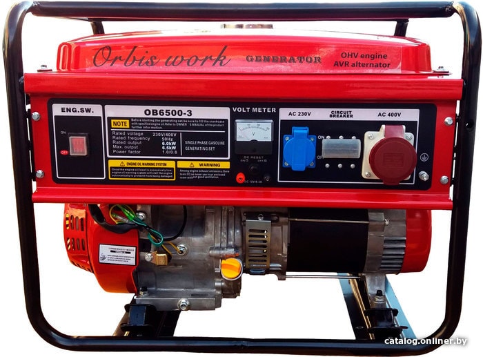 

Бензиновый генератор Orbiswork OB6500-3