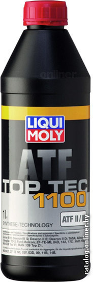 

Трансмиссионное масло Liqui Moly ATF Top Tec 1100 1л