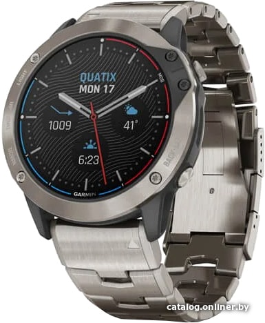 

Умные часы Garmin Quatix 6x Solar 51 мм (титановый)