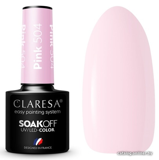 

Гель-лак Claresa Hybrid Pink 504 5 мл