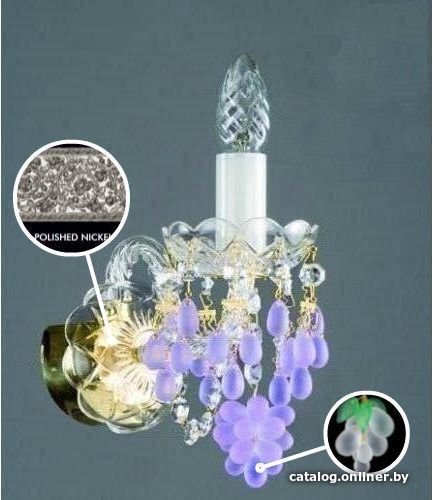 

Бра ArtGlass Kayla I. Vino White Nickel