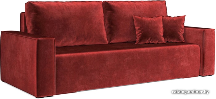

Диван Мебель-АРС Манхэттен (вельвет, красный star velvet 3 dark red)