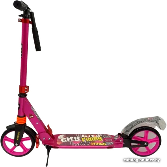 

Двухколесный подростковый самокат Scooter City 682 (розовый)