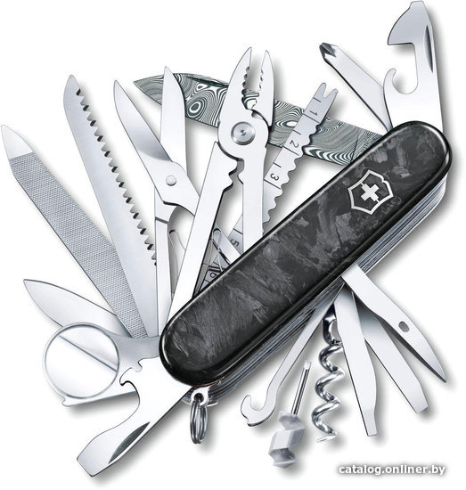 

Мультитул Victorinox Swiss Champ Damast LE 2021 1.6791.J21