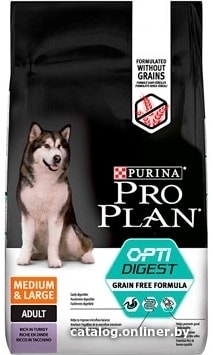 

Сухой корм для собак Pro Plan Optidigest Adult Medium & Large 2.5 кг