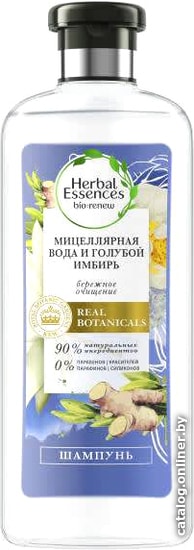 

Herbal Essences Шампунь Мицеллярная вода и голубой имбирь 400 мл