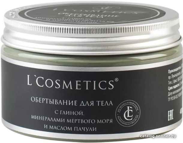 

L'Cosmetics Средство для обертывания С глиной и минералами Мертвого моря 400 г