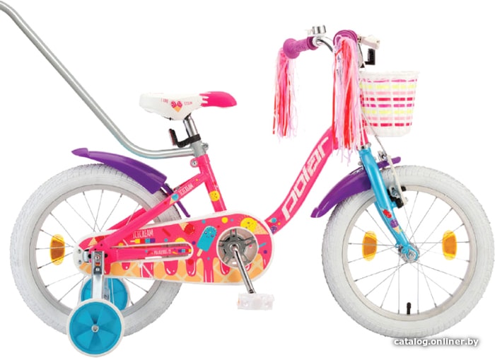 

Детский велосипед Polar Junior 14 2021 (мороженое)