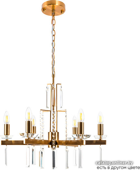 

Подвесная люстра Crystal Lux MARRON SP6 BRASS