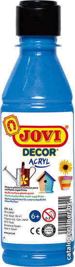 

Акриловая краска Jovi 68021 (250 мл, голубой)
