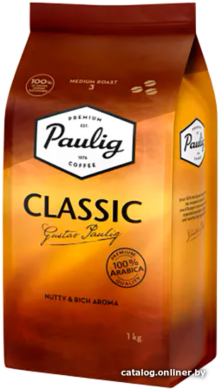 

Кофе Paulig Classic зерновой 1 кг