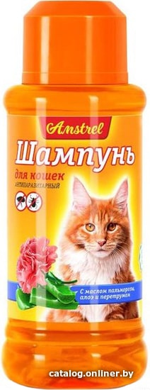 

Шампунь Amstrel для кошек с маслом пальмарозы, алоэ и экстрактом пиретрума 120мл