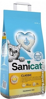 

Наполнитель для туалета Sanicat Classic Unsecented 20 л