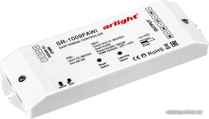 

Контроллер RGBW Arlight SR-1009 SR-1009FA WiFi (12-36V, 240-720W) 014530