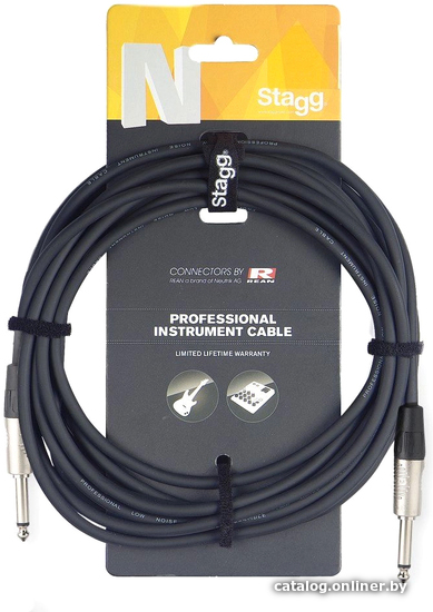 

Кабель Stagg NGC3 R 6.3 мм - 6.3 мм (3 м, черный)