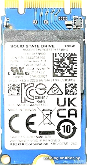

SSD Kioxia 128GB KBG40ZMT128G