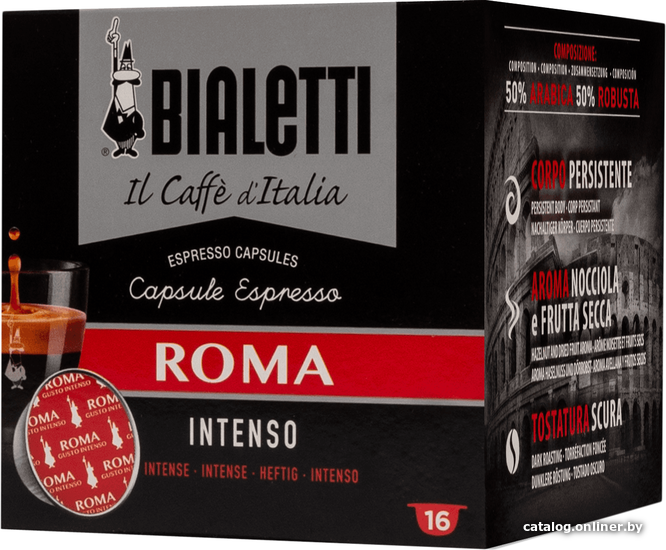 

Кофе в капсулах Bialetti Roma 16 шт