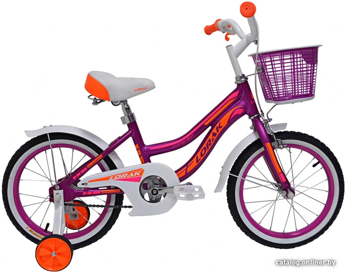 

Детский велосипед Lorak Junior 16 Girl 2020 (фиолетовый)