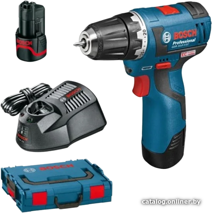 

Дрель-шуруповерт Bosch GSR 12V-20 Professional 06019D4000 (с 2-мя АКБ, кейс)