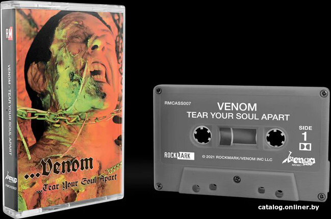 

Аудиокассета Venom - Tear Your Soul Apart (Limited Edition, серый)