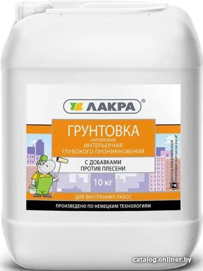 

Акриловая грунтовка Лакра Глубокого проникновения 4 кг