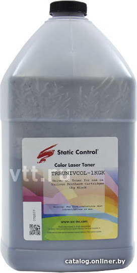 

Тонер Static Control Универсальный для Brother Color (черный) 1 кг