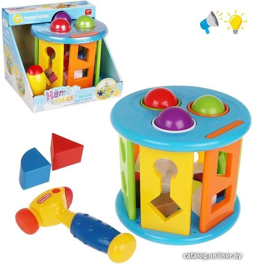 

Интерактивная игрушка Наша Игрушка Шарики и молоточек Y12695029