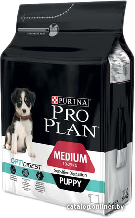 

Сухой корм для собак Pro Plan Puppy Medium Optidigest Sensitive Digestion с ягненком 3 кг