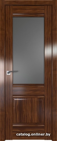 

Межкомнатная дверь ProfilDoors 2X 70x200 (орех амари/стекло графит)