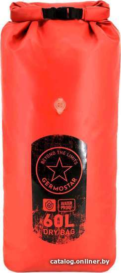 

Герморюкзак Germostar Dry Bag 60 л с клапаном (красный)