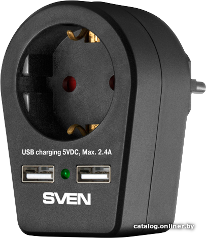

Сетевой фильтр SVEN SF-S1U (черный)