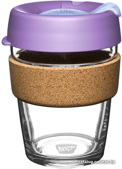 

Многоразовый стакан KeepCup Brew Cork M Black 340мл (сиреневый)