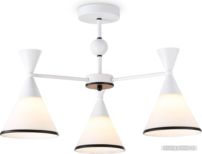

Люстра средней высоты Ambrella light Traditional TR3164/3 WH/BK