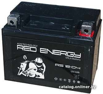 

Мотоциклетный аккумулятор Red Energy RS 12-04 (YB4L-B, YB4L-A, YTX4L-BS) (4 А·ч)