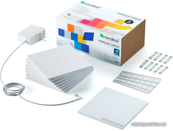 

Светодиодная панель Nanoleaf Canvas Starter Kit NL29-0002SW-9PK