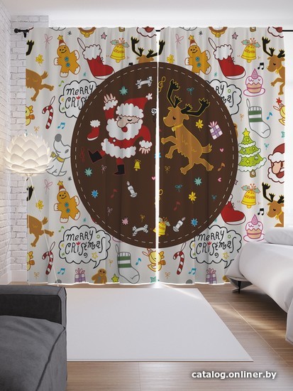 

Комплект штор JoyArty Веселого Рождества 1.45x2.65 м p_53275_145x265 (2 шт)