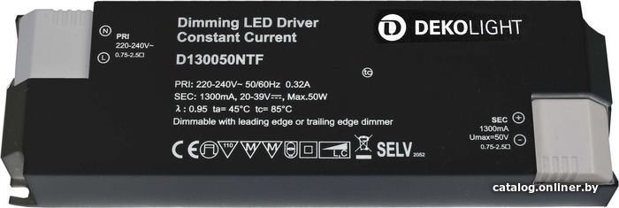 

Блок питания Deko-Light LED-BASIC, DIM, CC, D130050NTF 862211