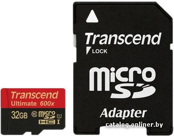 

Карта памяти Transcend microSDHC UHS-I U1 Class 10 600x Ultimate 32GB (TS32GUSDHC10U1)