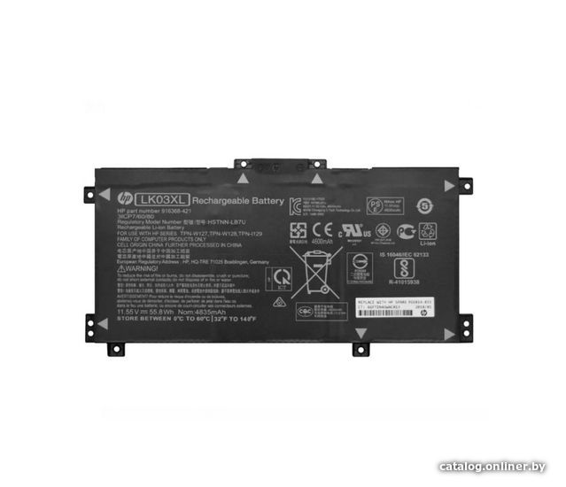 

Аккумуляторы для ноутбуков RageX HP Envy 17M (LK03XL), 11.55В, 3500мАч