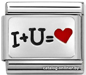 

Звено для браслета NominatioN I + U = сердце 330208/51
