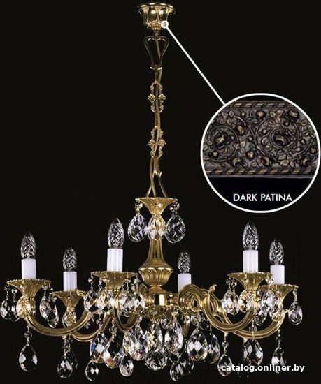 

Подвесная люстра ArtGlass Alice Vi. Dark Patina Sp