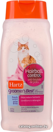 

Шампунь Hartz Groomer's Best Hairball Control Cat Fresh Scent (444 мл)