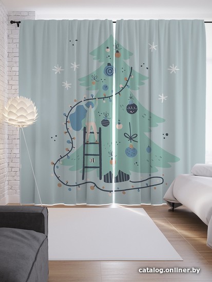 

Комплект штор JoyArty Праздничная подготовка 1.45x2.65 м p_380797_145x265 (2 шт)