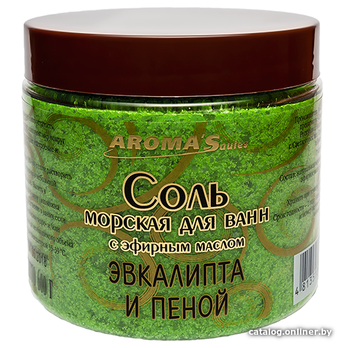 

Aroma Saules Окрашенная с эфирным маслом эвкалипта и пеной 600 гр