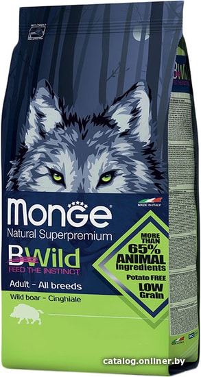 

Сухой корм для собак Monge BWild All Breeds Adult Wild Boar 2.5 кг