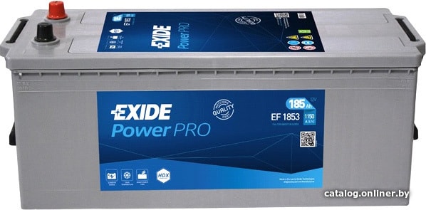 

Автомобильный аккумулятор Exide Power PRO EF1853 (185 А·ч)